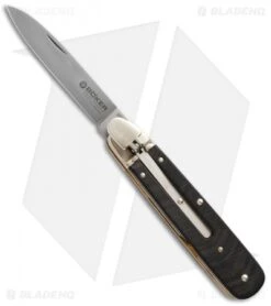 Boker Leverlock 714 Automatic Knife Black G-10 (3.3" Satin) 110714