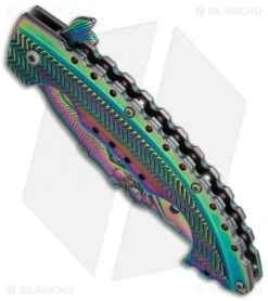 Boker Magnum Rainbow Mermaid Liner Lock Knife (3.75" Spectrum) 01LG318 6 Boker Magnum Rainbow Mermaid Liner Lock Knife (3.75" Spectrum) 01LG318 -Boker boker magnum 01lg318 cm spine