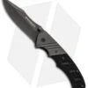 Boker Magnum Folding Bowie Liner Lock Knife (3.35" Gray) 01SC017 -Boker boker magnum folder grey black plain 01sc017