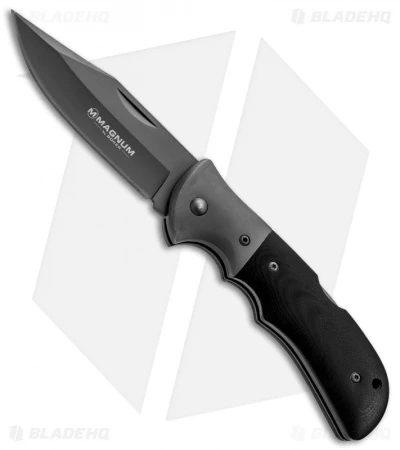 Boker Magnum Gray Eminence Lockback Knife (3.23" Gray) 01SC712 3 Boker Magnum Gray Eminence Lockback Knife (3.23" Gray) 01SC712