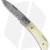 Boker Magnum Damascus Bone Lockback Knife (3.1" Damascus) 01MB180DAM -Boker boker magnum folder ivroy dam 01mb819dam