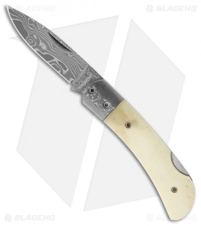 Boker Magnum Damascus Bone Lockback Knife (3.1" Damascus) 01MB180DAM 3 Boker Magnum Damascus Bone Lockback Knife (3.1" Damascus) 01MB180DAM