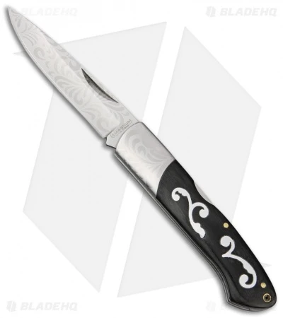 Boker Magnum La Fleur Pocket Knife (2.5" Etched) 01RY720 3 Boker Magnum La Fleur Pocket Knife (2.5" Etched) 01RY720