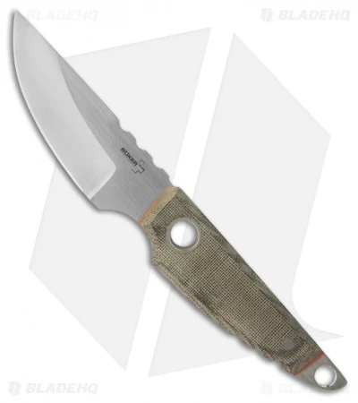Boker Plus Nippon Necker Knife Fixed Blade (3" Satin) 02BO276 3 Boker Plus Nippon Necker Knife Fixed Blade (3" Satin) 02BO276