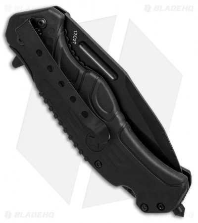 Boker Plus Savior 2 Liner Lock Knife Black (3.3" Black Serr) 01BO321 4 Boker Plus Savior 2 Liner Lock Knife Black (3.3" Black Serr) 01BO321 - Image 2