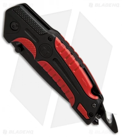 Boker Plus Savior 1 Liner Lock Knife Black/Red (3.3" Black) 01BO320 5 Boker Plus Savior 1 Liner Lock Knife Black/Red (3.3" Black) 01BO320 - Image 3