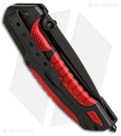 Boker Plus Savior 1 Liner Lock Knife Black/Red (3.3" Black) 01BO320 4 Boker Plus Savior 1 Liner Lock Knife Black/Red (3.3" Black) 01BO320 - Image 2