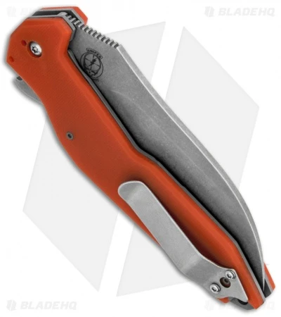 Boker S2 Liner Lock Knife Sniper Bladeworks Orange (4" Stonewash) Limited 4 Boker S2 Liner Lock Knife Sniper Bladeworks Orange (4" Stonewash) Limited - Image 2