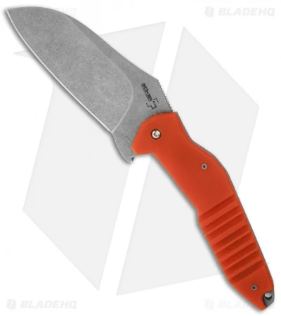 Boker S2 Liner Lock Knife Sniper Bladeworks Orange (4" Stonewash) Limited 3 Boker S2 Liner Lock Knife Sniper Bladeworks Orange (4" Stonewash) Limited