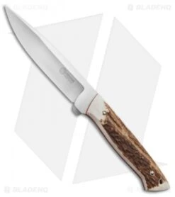 Boker Arbolito Relincho Cuerno De Ciervo Fixed Blade Knife (5" Plain) 02BA303H