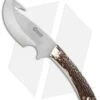 Boker Arbolito Gut Hook Fixed Blade Knife Stag Horn (4.25" Satin) -Boker boker treebrand 02ba510hh fixed bone