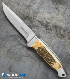 Boker Vollintegral 2.0 Fixed Blade Knife Stag Horn (4.625" Satin) 121586 7 Boker Vollintegral 2.0 Fixed Blade Knife Stag Horn (4.625" Satin) 121586 -Boker boker vollintegral 2 stag horn 121586 BHQ 37933 er side